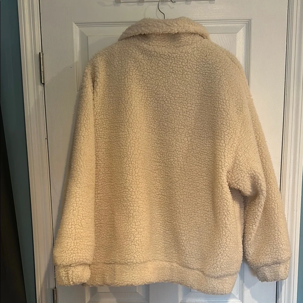 Cozy Cream Sherpa Jacket - Picture 2 of 4